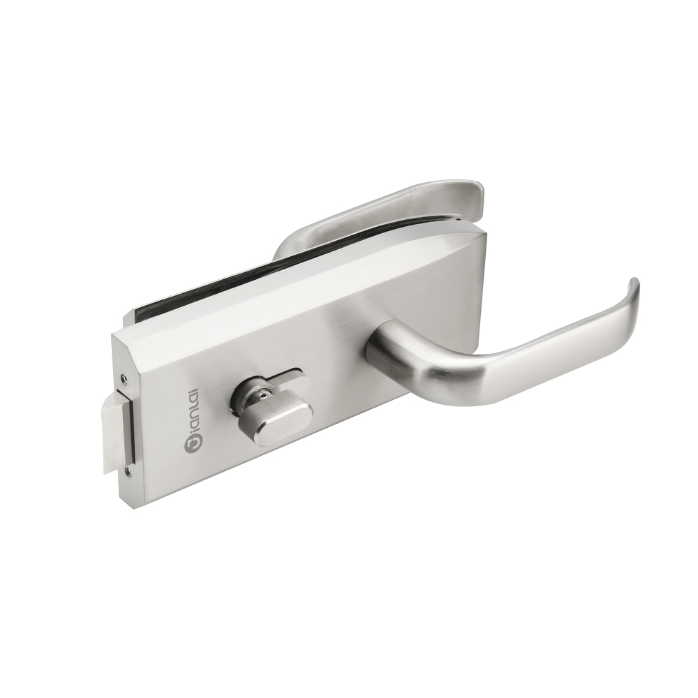 สำนักงานยอดนิยม Frameless Frameless Glass Sliding Handle Lock