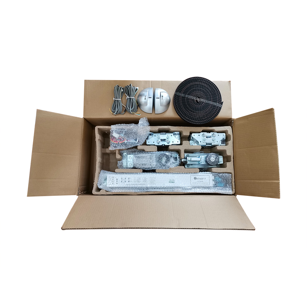 ประตูกระจกบานเลื่อนไฟฟ้า มอเตอร์เปิดประตู ระบบทางเข้าอัตโนมัติอัจฉริยะ ผู้ปฏิบัติงานอัตโนมัติ